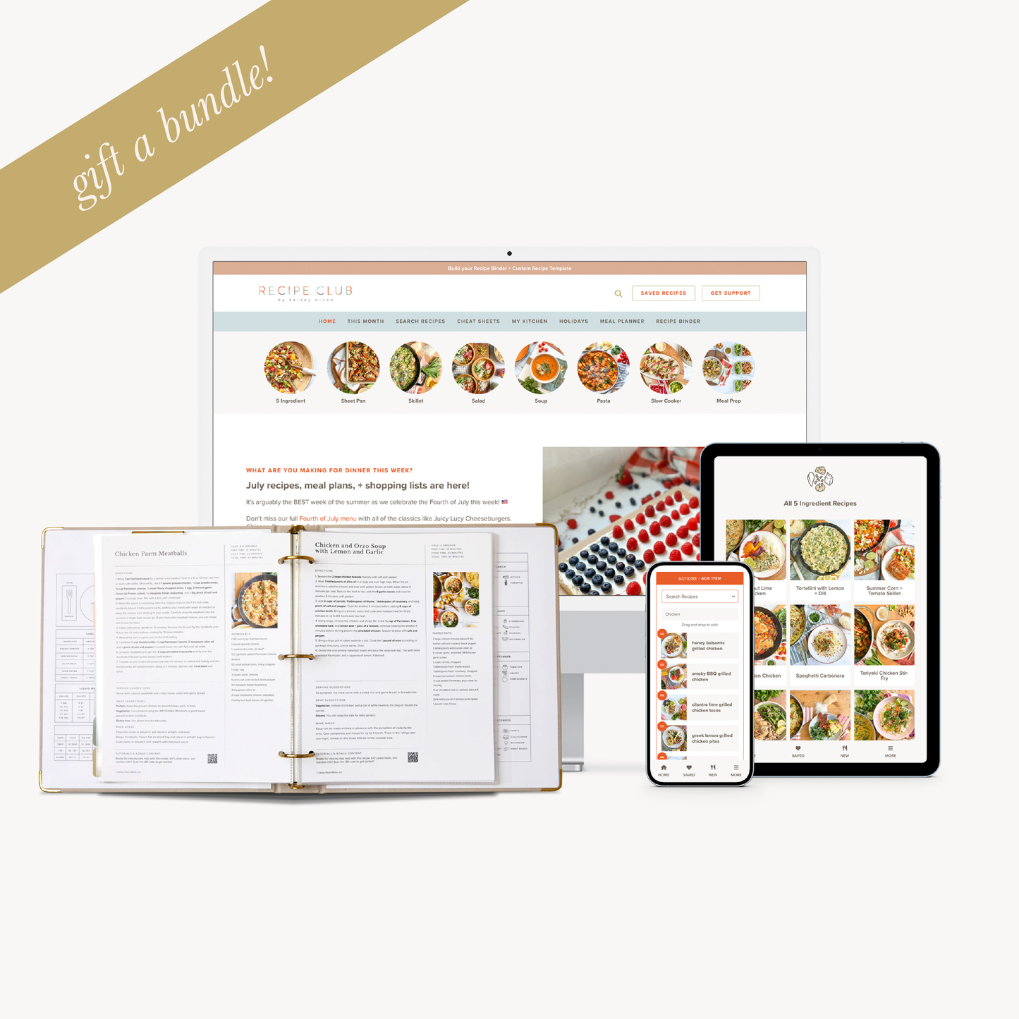 Gift a Bundle: Recipe Club Annual & The Recipe Binder