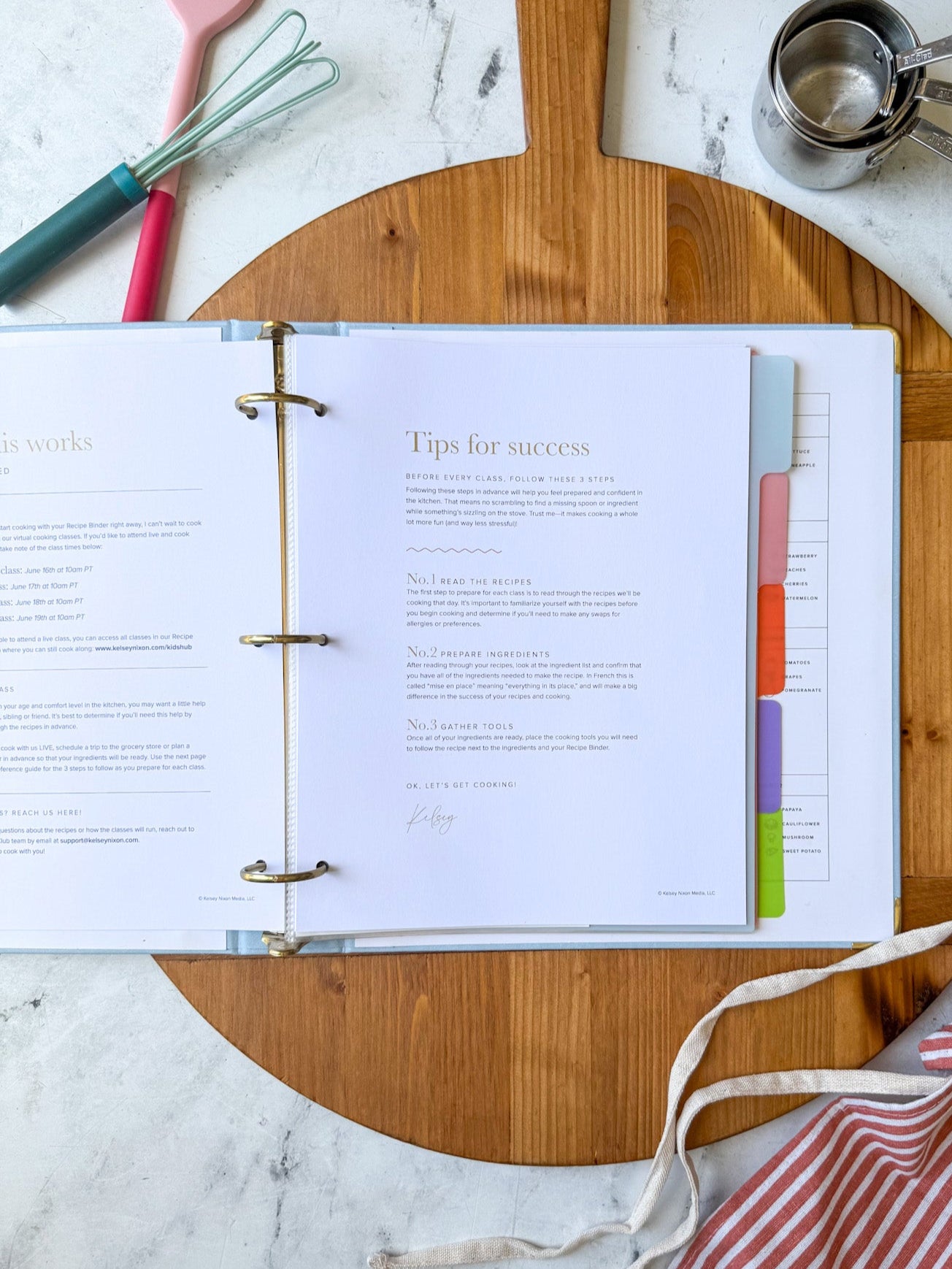 Kids Summer Cooking Classes & Binder – SOLD OUT!
