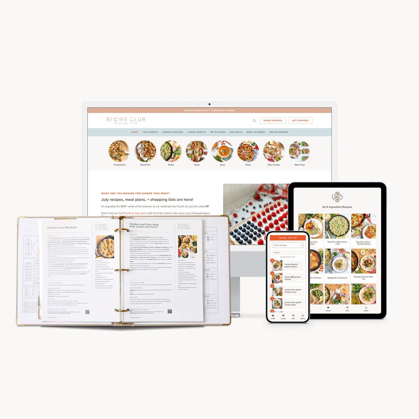 Recipe Club Annual Membership + The Recipe Binder Bundle