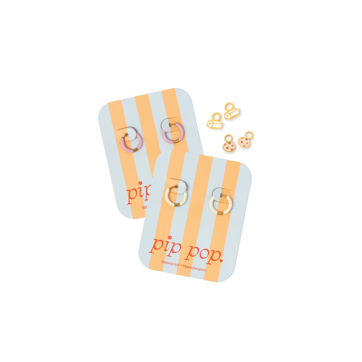 Recipe Club Hoops + Charms Set