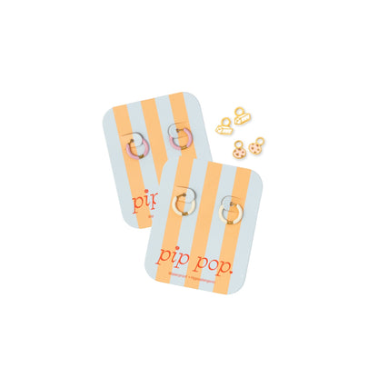 Recipe Club Hoops + Charms Set