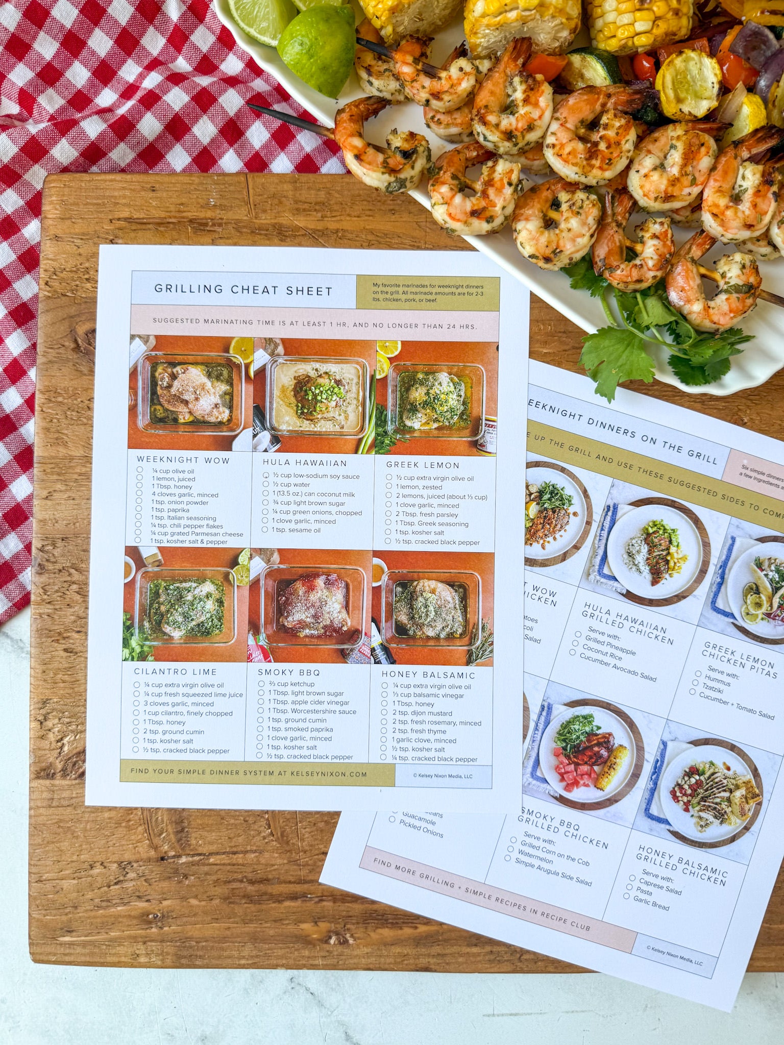 Grilling cheat sheet and easy dinners on the grill