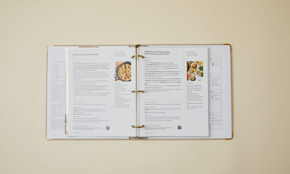 The Recipe Binder – Recipe Club by Kelsey Nixon